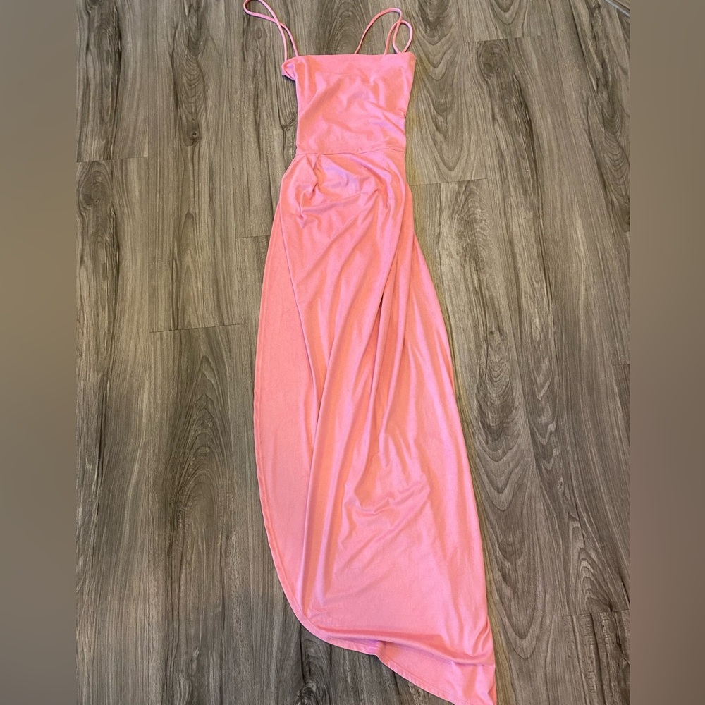Suede pink Lucy in the Sky XS long dress